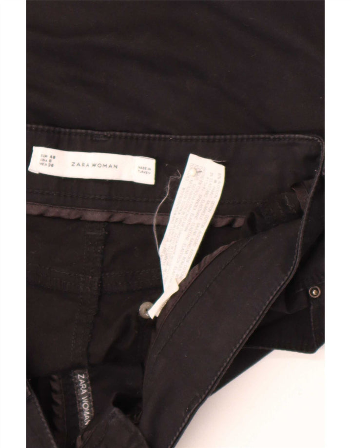 Zara Damen Bleistiftrock EU 40 Medium W30 Schwarze Baumwolle