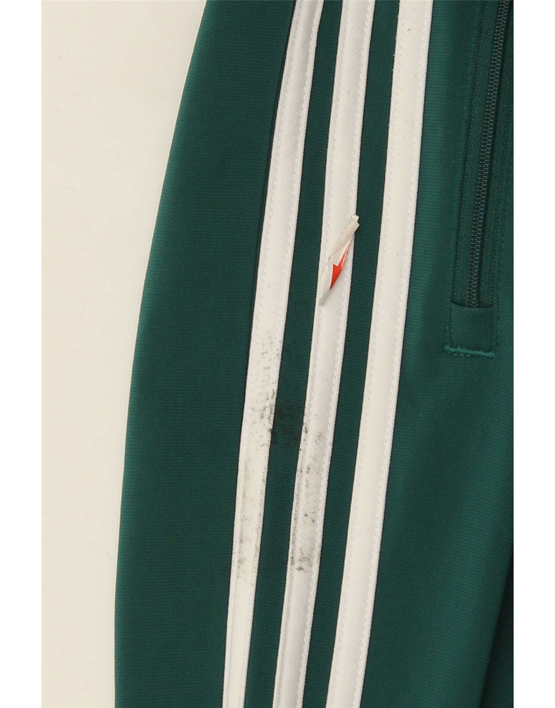 Adidas Herren-Trainingshose aus mittelgrünem Polyester