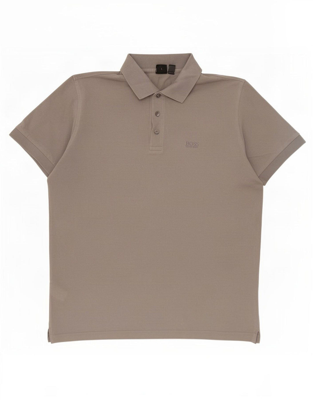 Hugo Boss Herren-Poloshirt, große graue Baumwolle