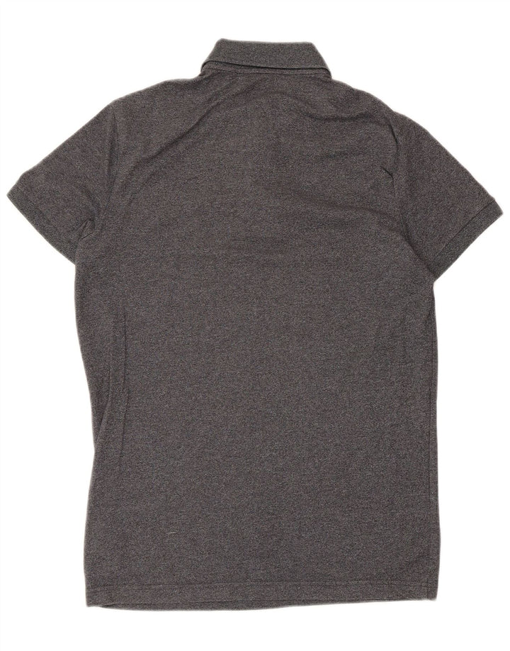 Hollister Herren-Poloshirt, kleine graue Baumwolle