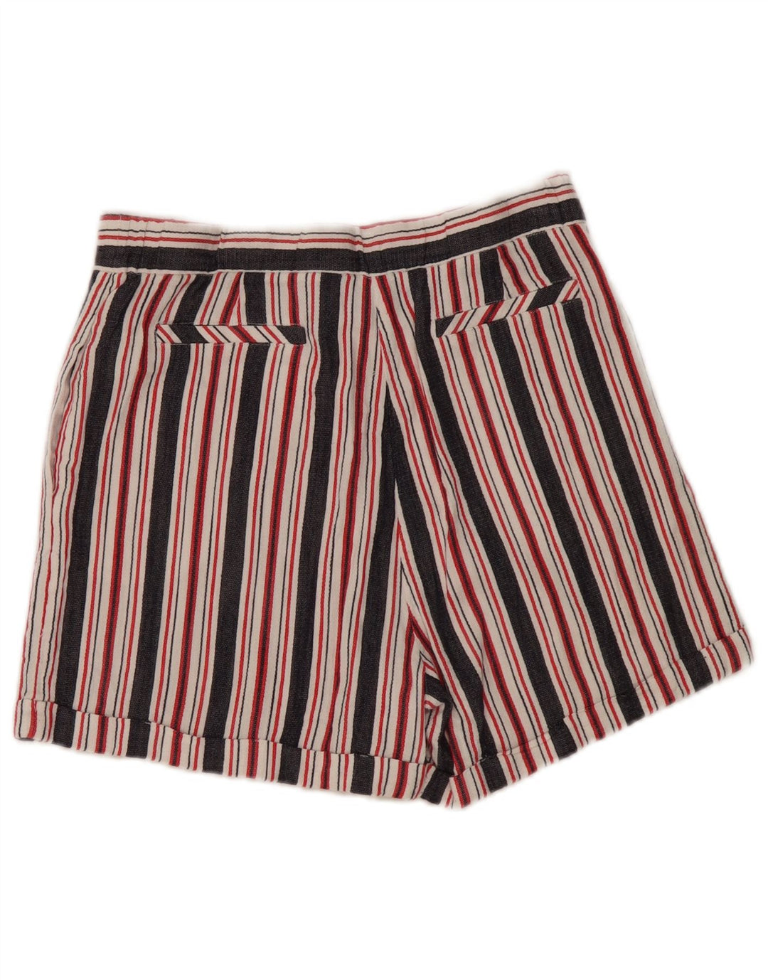 French Connection Damen Chinoshorts UK 8 Small W28 Mehrfarbig gestreift