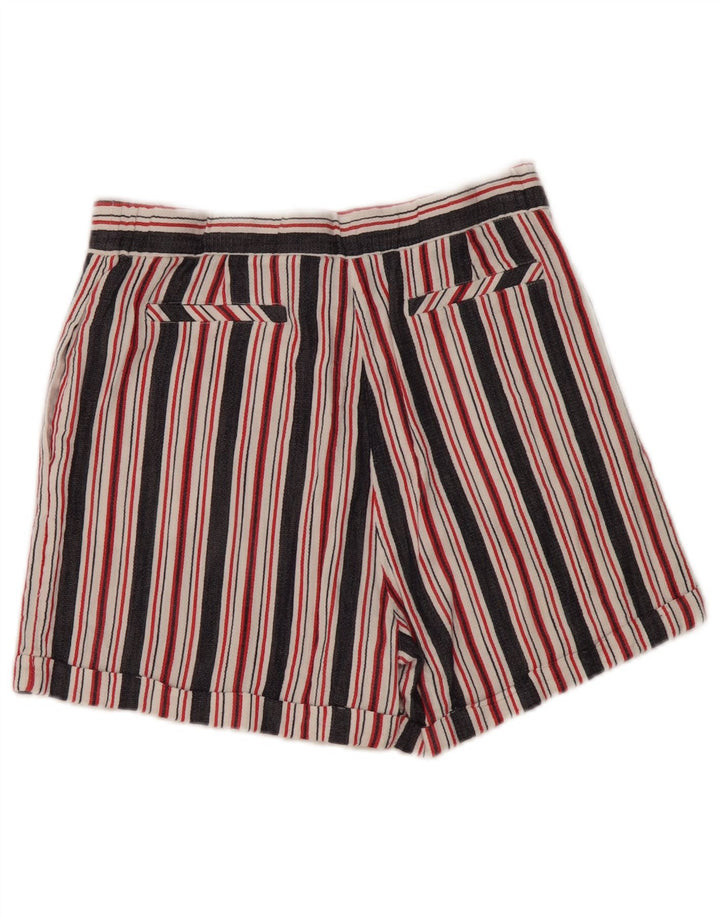French Connection Damen Chinoshorts UK 8 Small W28 Mehrfarbig gestreift