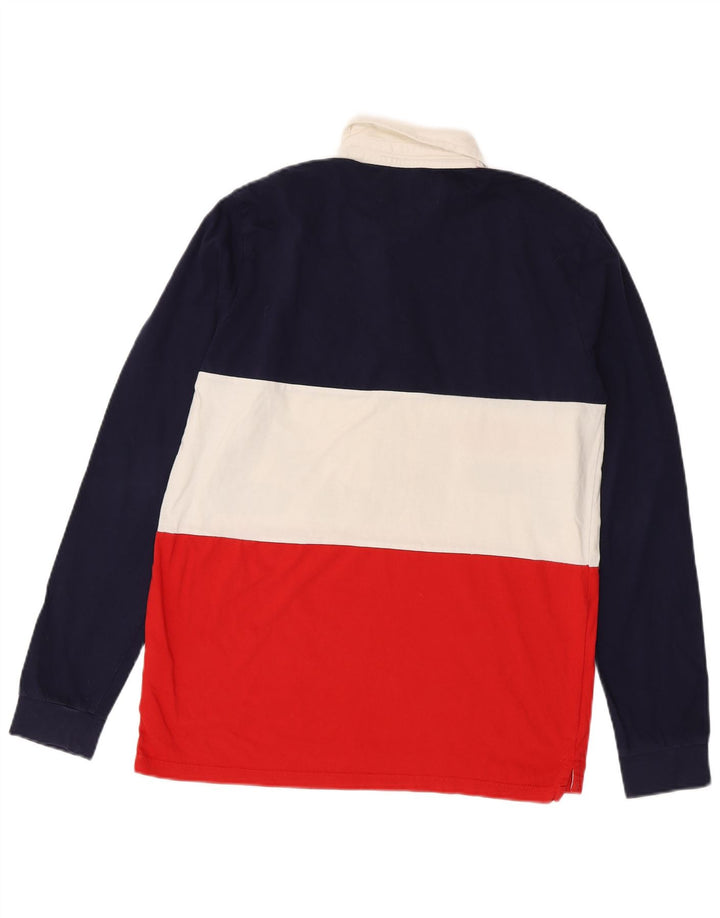 Fila Herren-Rugby-Poloshirt mit Grafik, mittelgroß, mehrfarbig, Farbblock