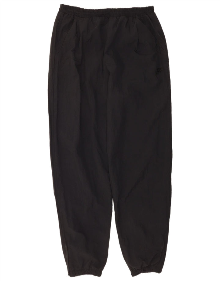 Nike Herren-Trainingshose, Jogginghose, mittelgroß, schwarzes Nylon
