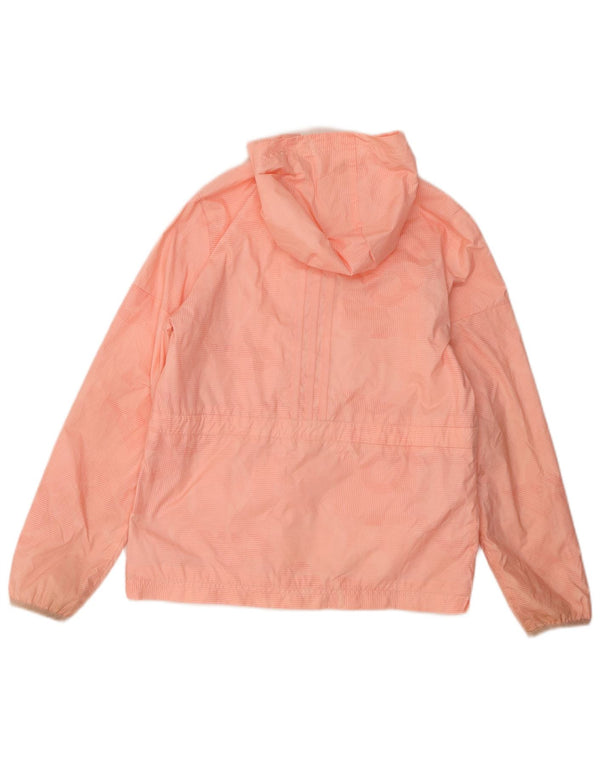 Adidas Mädchen-Regenjacke mit Kapuze, 11–12 Jahre, rosa, Polyester