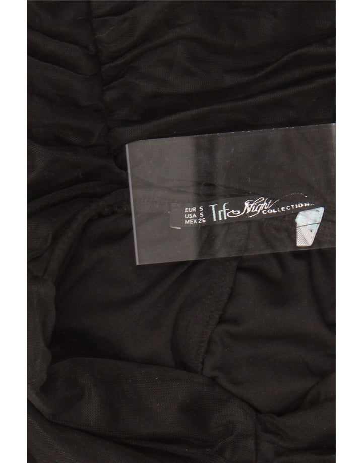 Trägerloses, figurbetontes Damenkleid von ZARA, Größe S, Schwarz