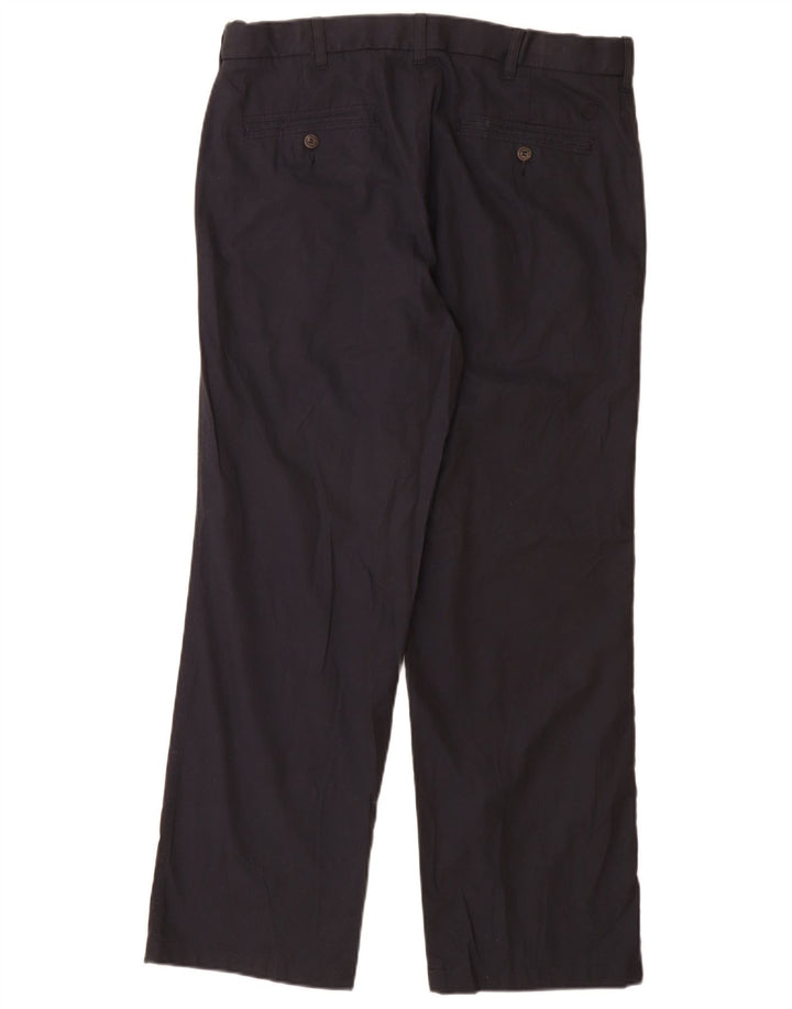 MARKS & SPENCER Herren Blue Harbor Chinohose W34 L29 Marineblau