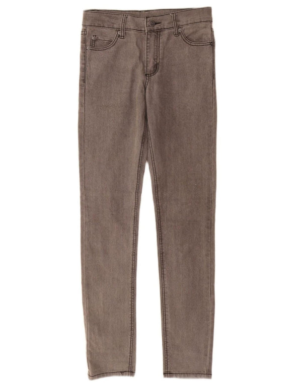 CHEAP MONDAY Damen Skinny Jeans W27 L32 Graue Baumwolle