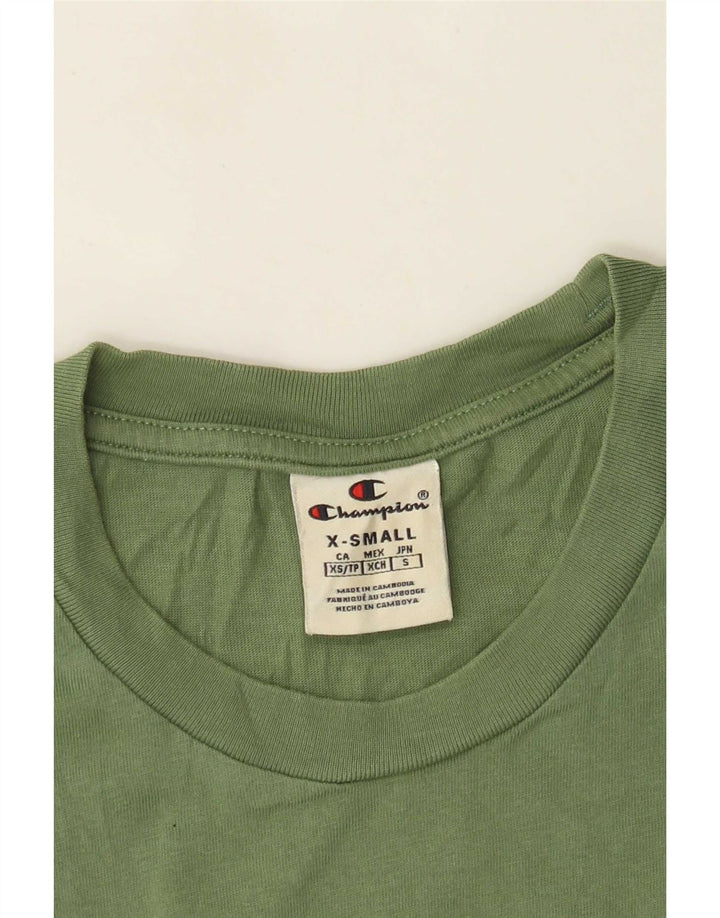 Champion Herren Grafik T-Shirt Top XS Grün