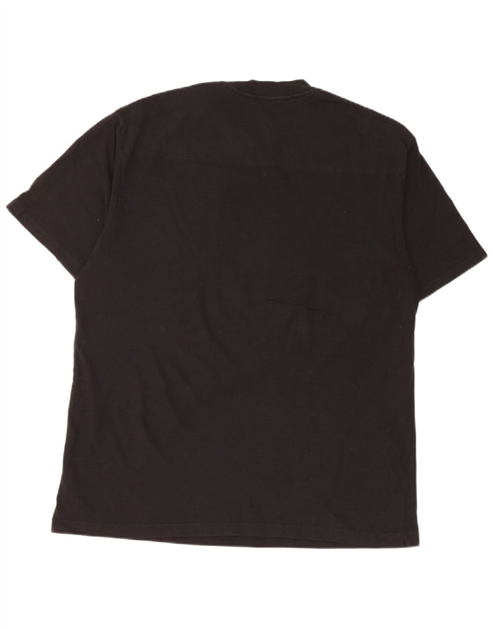 French Connection Herren T-Shirt Top XL Schwarz Baumwolle