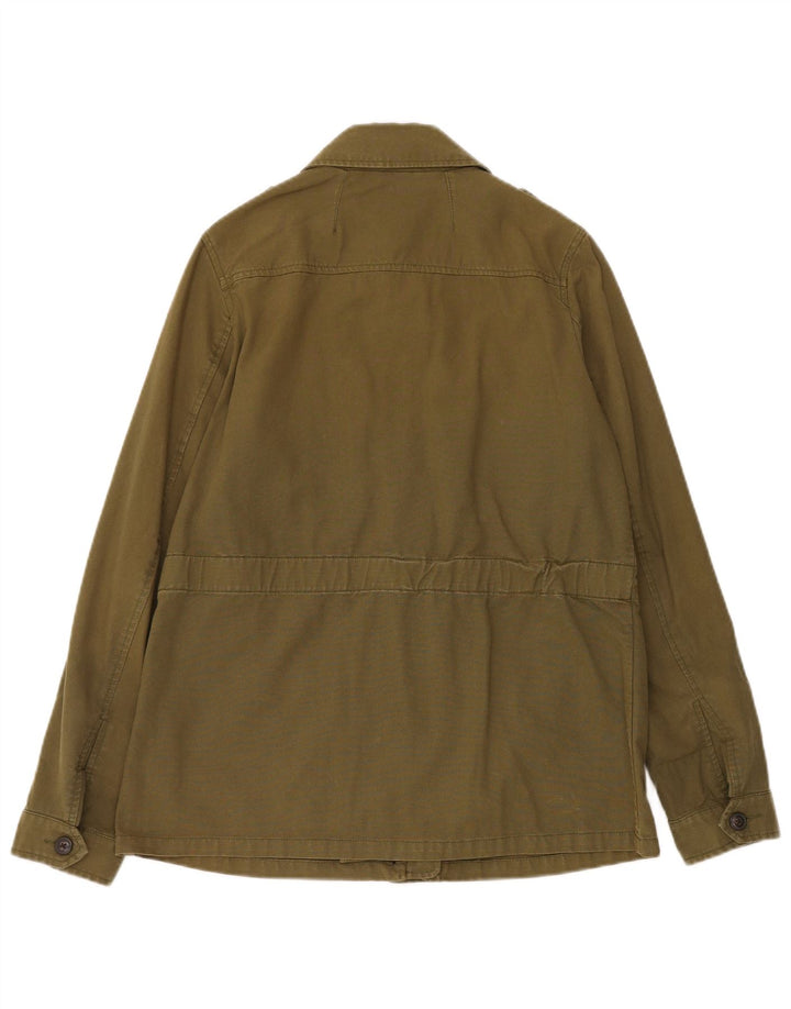 Fat Face Damen Militärjacke UK 12 Medium Khaki Baumwolle
