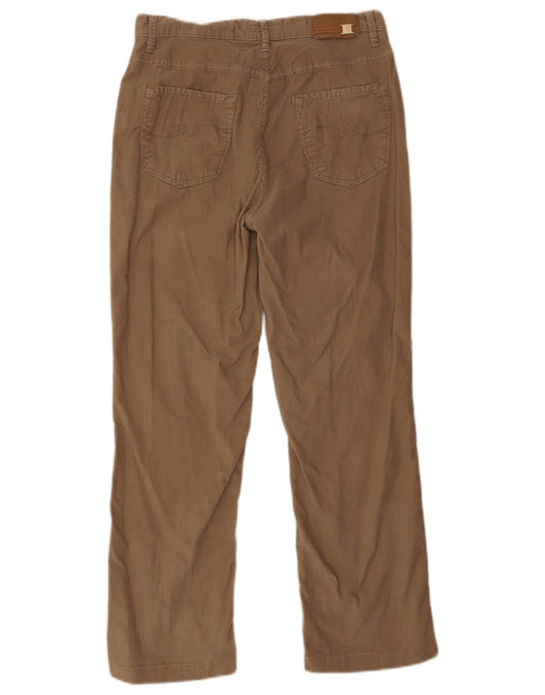 Trussardi Damen Gerade Cordhose W30 L27 Braun