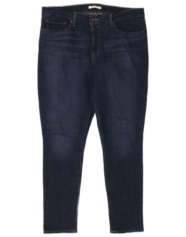 LEVI'S Damen 311 Shaping Skinny Jeans W36 L29 Marineblau