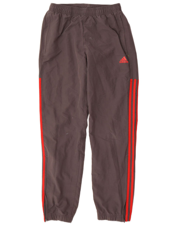 Adidas Herren-Trainingshose, Jogginghose, klein, grau, Polyester