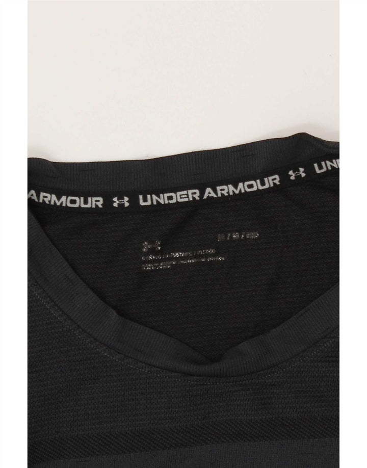 Under Armour Herren T-Shirt Top Medium Schwarz meliert