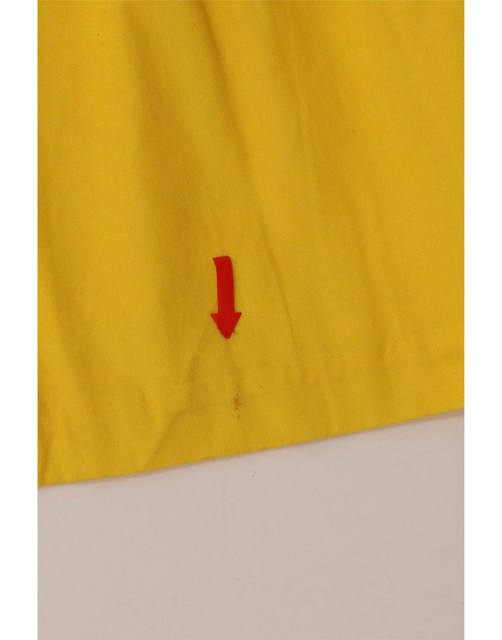 Penny Black Damen ausgestellter Rock IT 44 Medium W28 gelbe Baumwolle