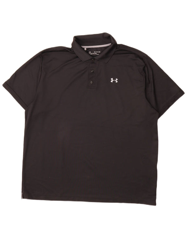 Under Armour Herren Heat Gear Poloshirt 2XL Schwarz