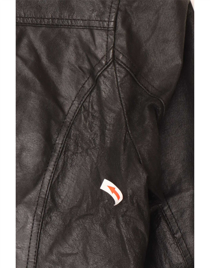 Conbipel Damen Lederjacke IT 44 Medium Schwarz