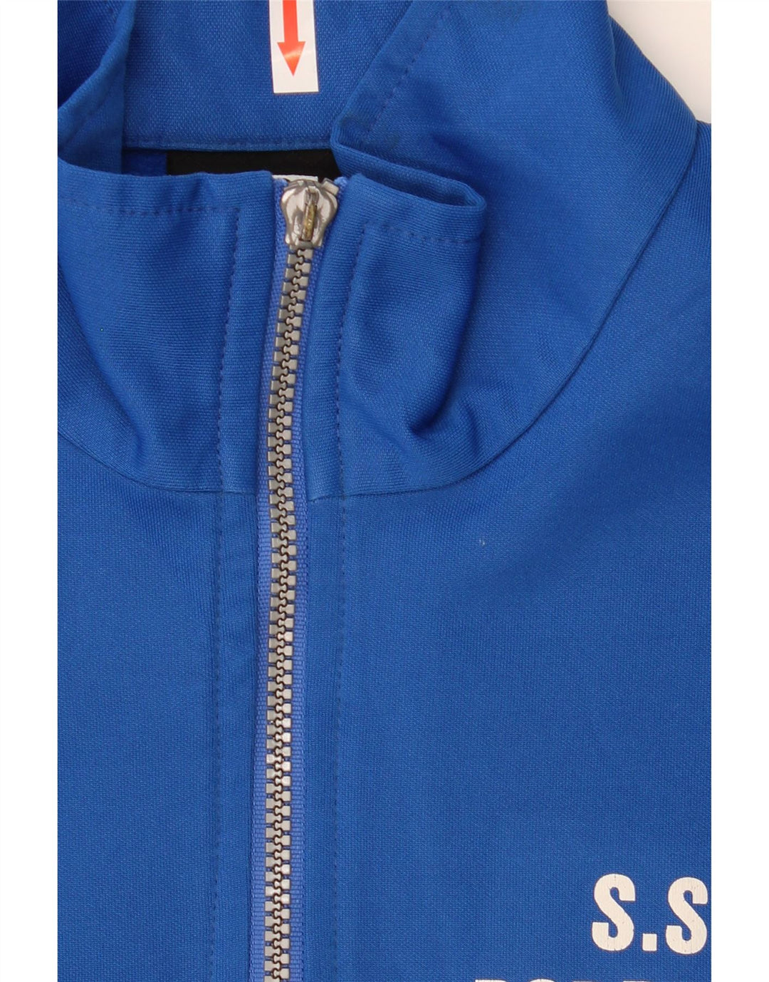 Errea Herren-Pullover-Trainingsanzugoberteil mit Reißverschluss am Hals, Größe L, Blau