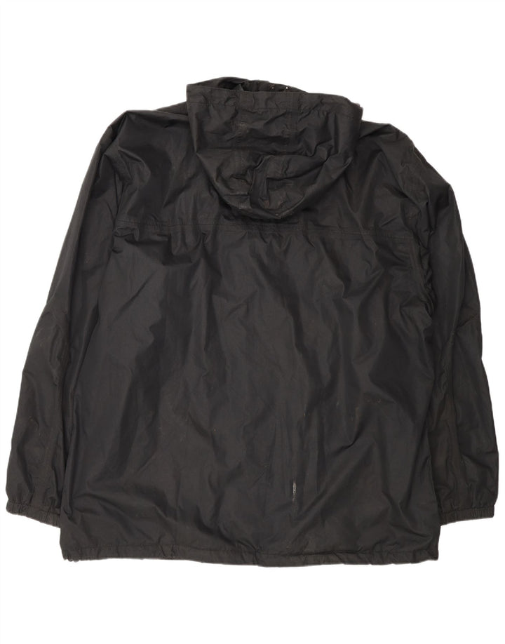 Dickies Herren-Regenjacke mit Kapuze, UK 42, XL, Schwarz, Polyester