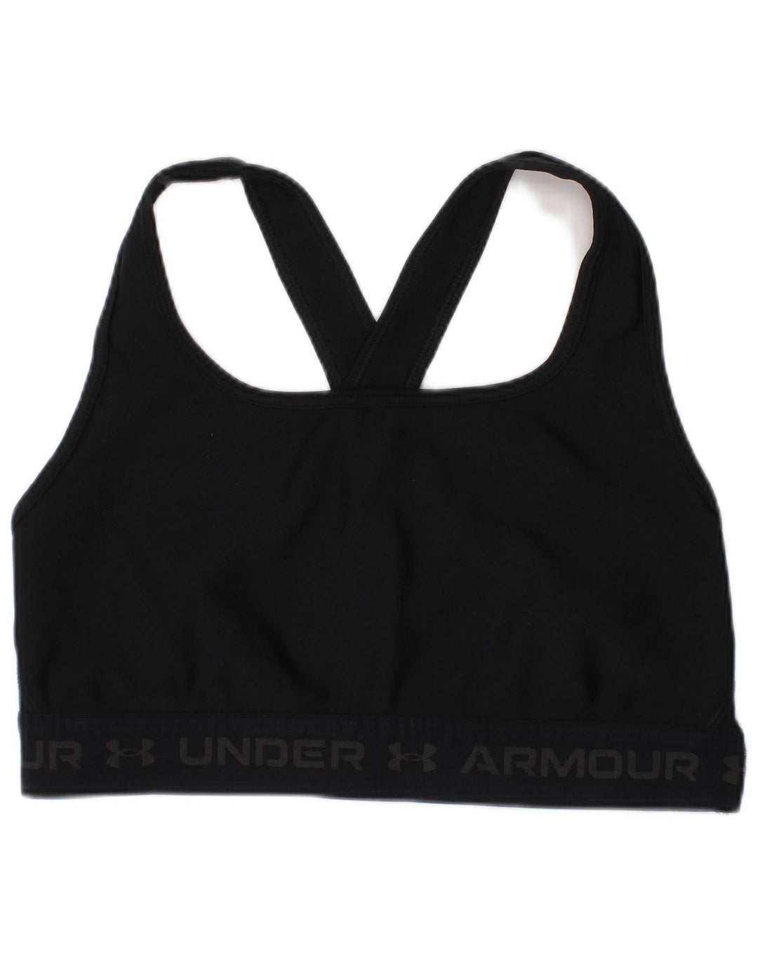 Under Armour Damen Kompressions-Sport-BH-Oberteil mit Grafik, mittelgroß, Schwarz, Sport