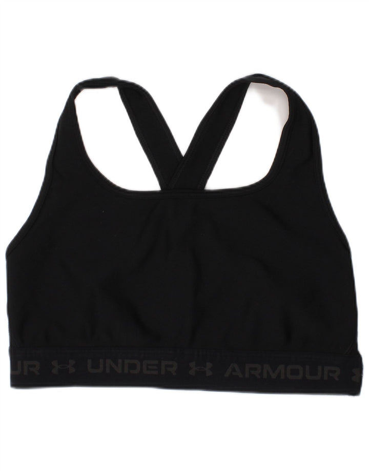 Under Armour Damen Kompressions-Sport-BH-Oberteil mit Grafik, mittelgroß, Schwarz, Sport