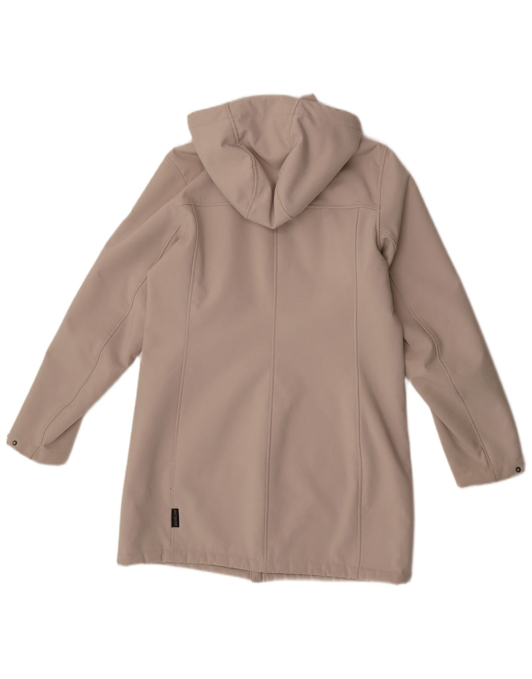 Jack Wolfskin Damen-Windbreaker-Mantel mit Kapuze, UK 10/12, mittelbeige