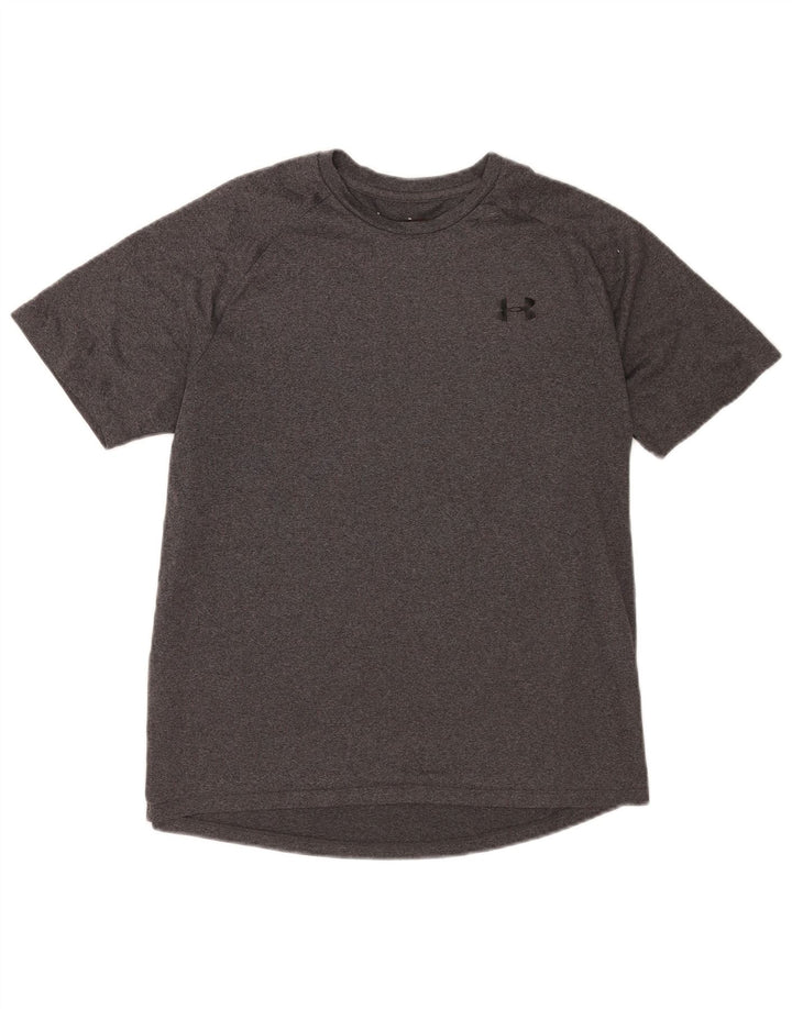 Under Armour Herren Heat Gear T-Shirt Top Mittelgrau