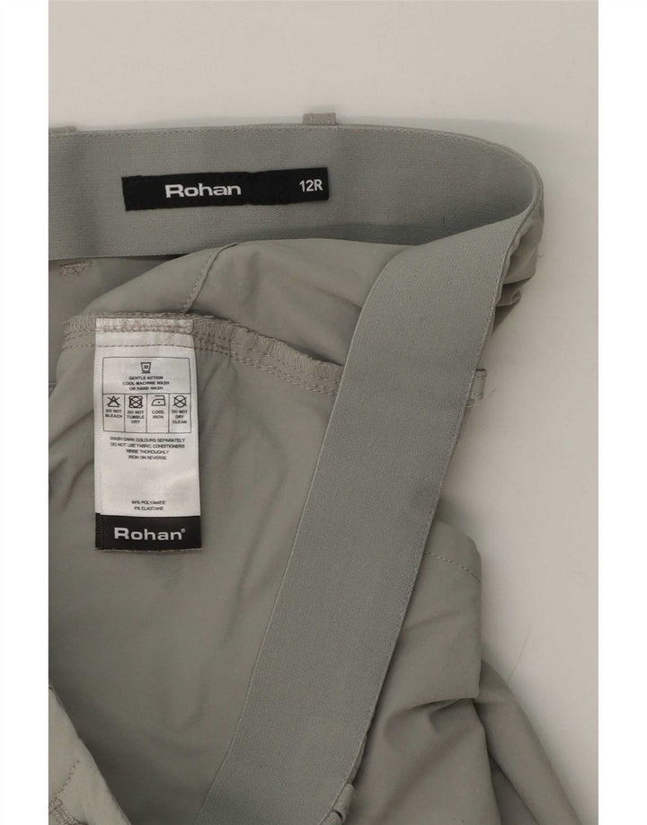 Rohan Damen Slim Cargohose UK 12 Medium W32 L30 Grau Polyamid