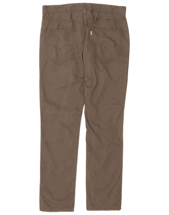 Levi's Herren gerade Chinohose W34 L32 graue Baumwolle