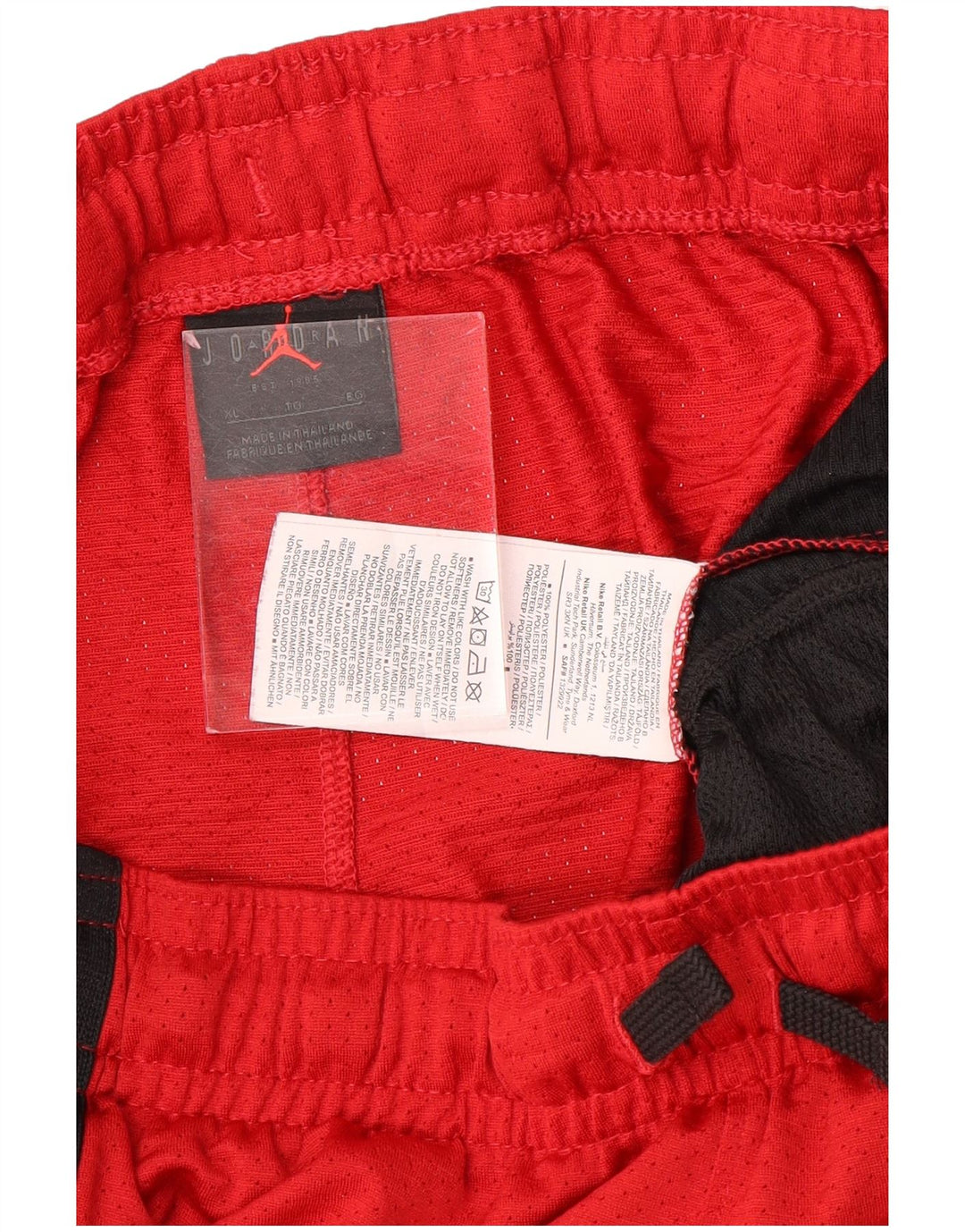 Jordan Herren Dri Fit Sport Shorts XL Rot Colourblock Polyester