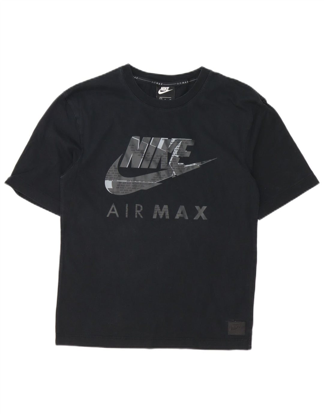 Nike Herren-T-Shirt mit Grafik, Größe S, schwarze Baumwolle