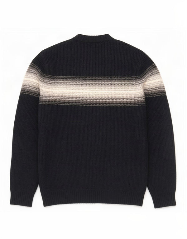 Marks & Spencer Herren-Pullover mit Rundhalsausschnitt, groß, Marineblau, Farbblock