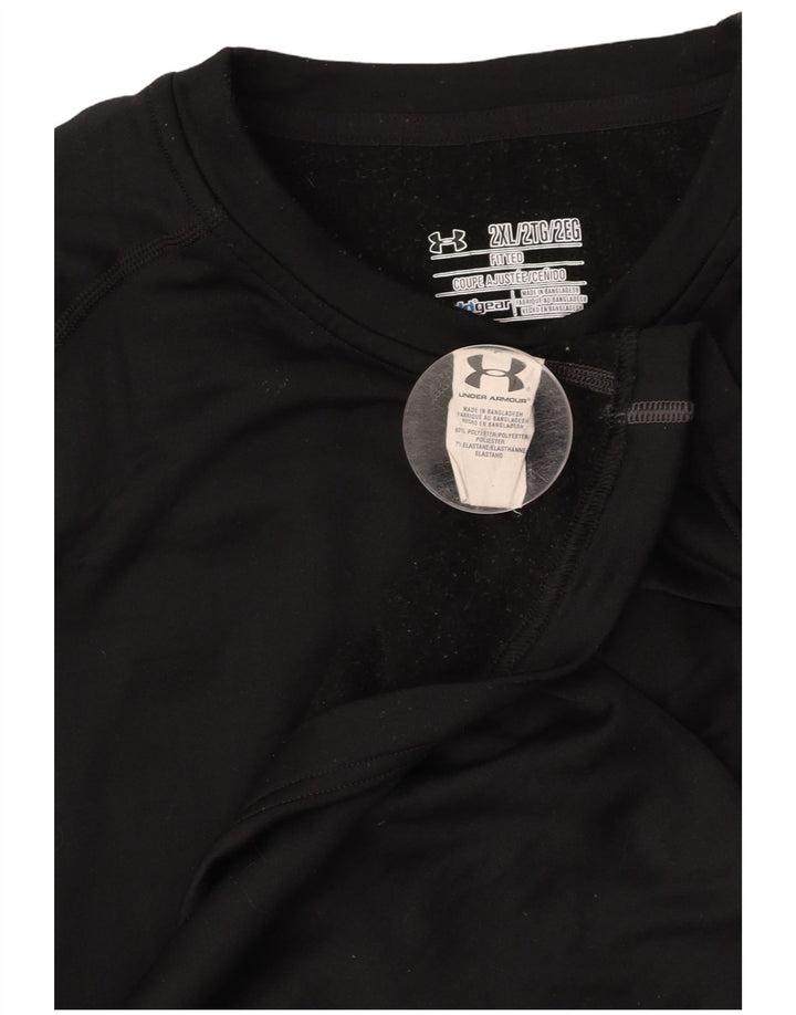 UNDER ARMOUR Herren Cold Gear Top Langarm 2XL Schwarz Polyester