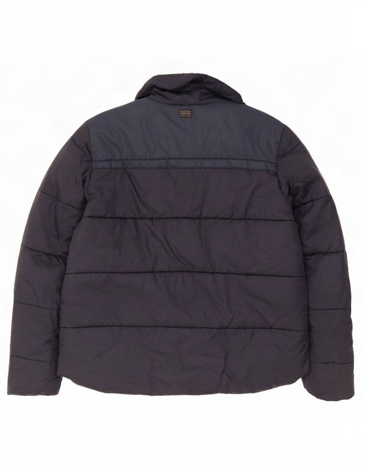 G-Star Herren Wattierte Jacke UK 44 2XL Marineblau Polyester