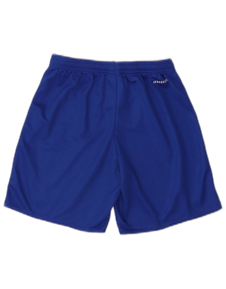 Adidas Jungen Aeroready Sportshorts 11–12 Jahre, blaues Polyester