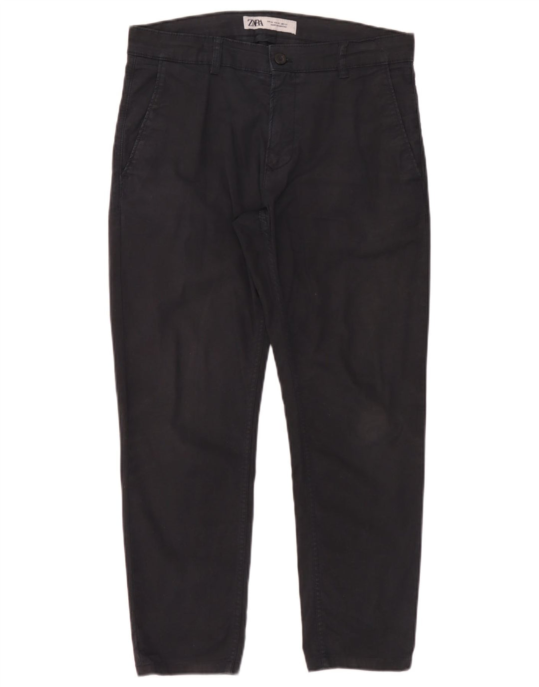 Zara Slim Chino-Hose für Herren, EU 40, M, B31, L26, Schwarz