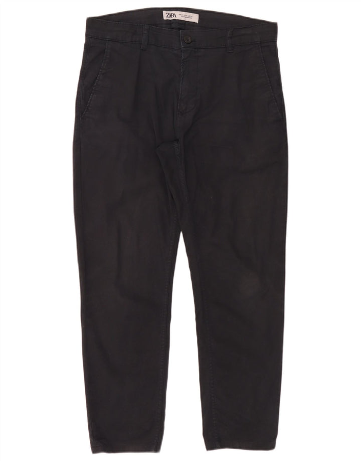 Zara Slim Chino-Hose für Herren, EU 40, M, B31, L26, Schwarz