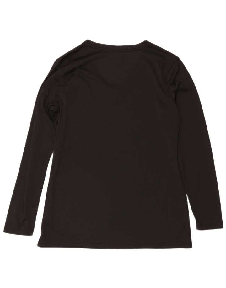Carhartt Damen Top Langarm UK 16 Large Schwarz Polyester