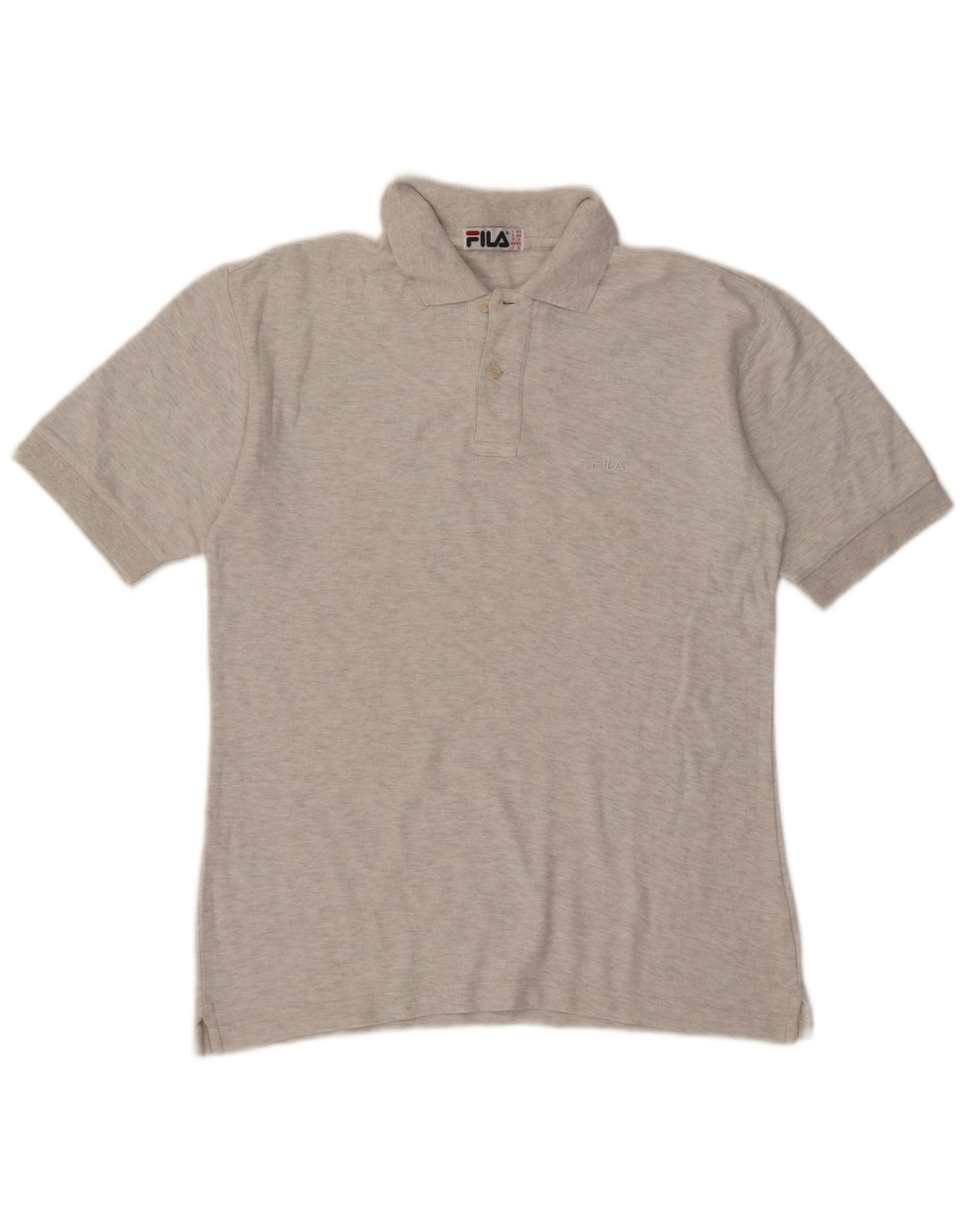 Fila Herren Poloshirt IT 44 XS Grau Baumwolle