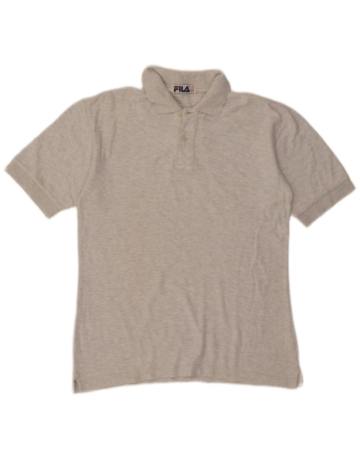 Fila Herren Poloshirt IT 44 XS Grau Baumwolle