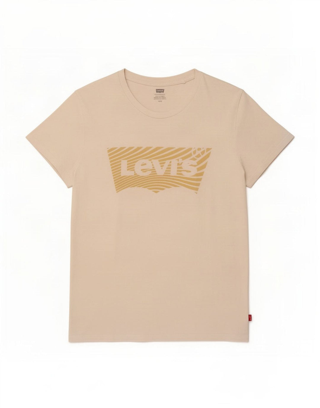 Levi's Damen Grafik-T-Shirt-Oberteil UK 14 Large Weiß