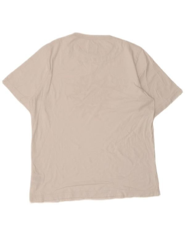 Pretty Green Herren-T-Shirt mit Grafik, Größe L, aus weißer Baumwolle