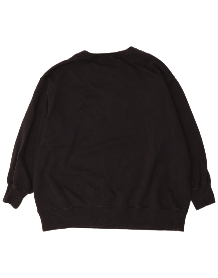 Nike Herren Sweatshirt Pullover 2XL Schwarz Baumwolle
