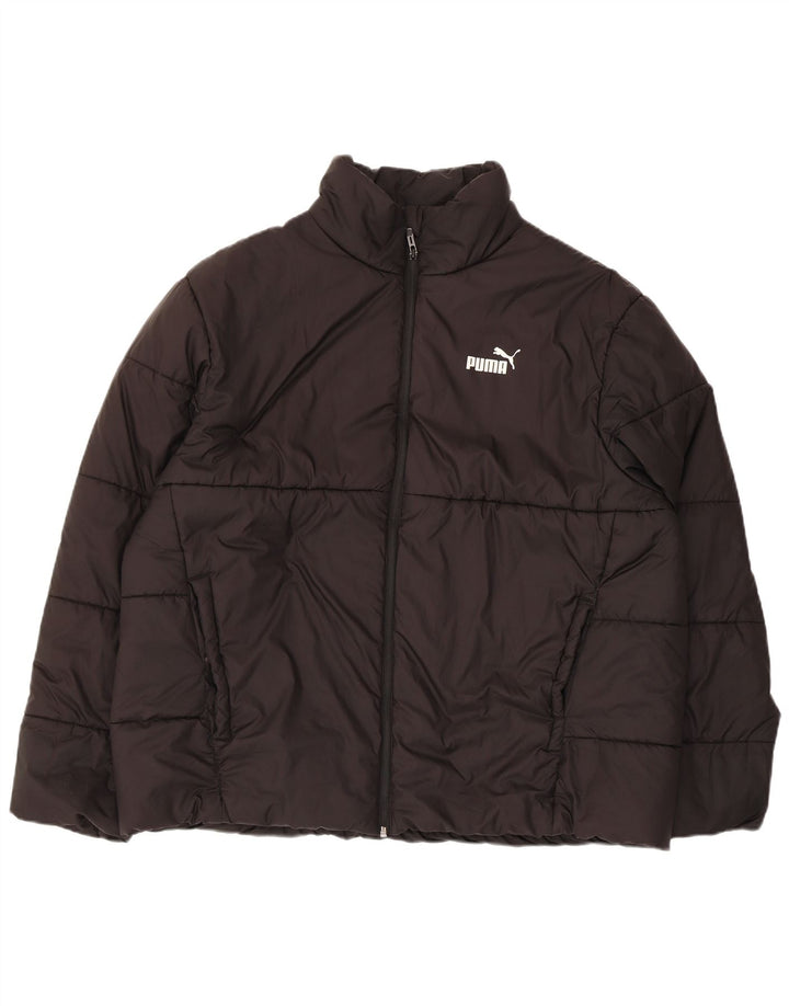 Puma Herren gepolsterte Jacke UK 42 XL Schwarz Polyester