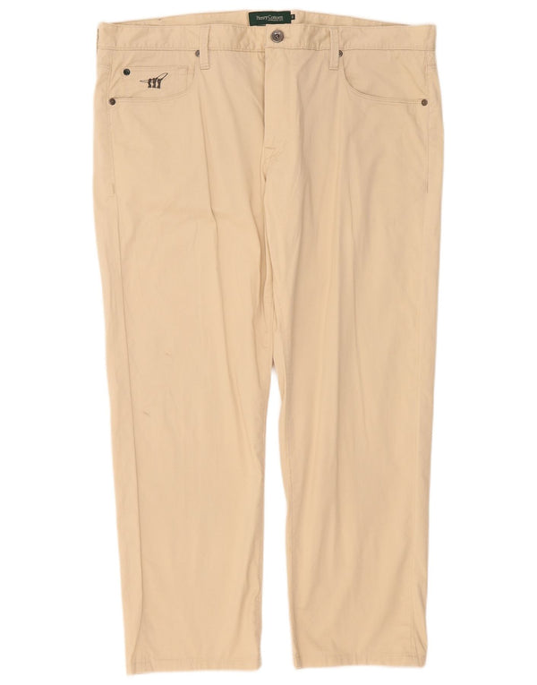 Henry Cottons Damen Slim Fit Freizeithose W40 L27 Beige Baumwolle