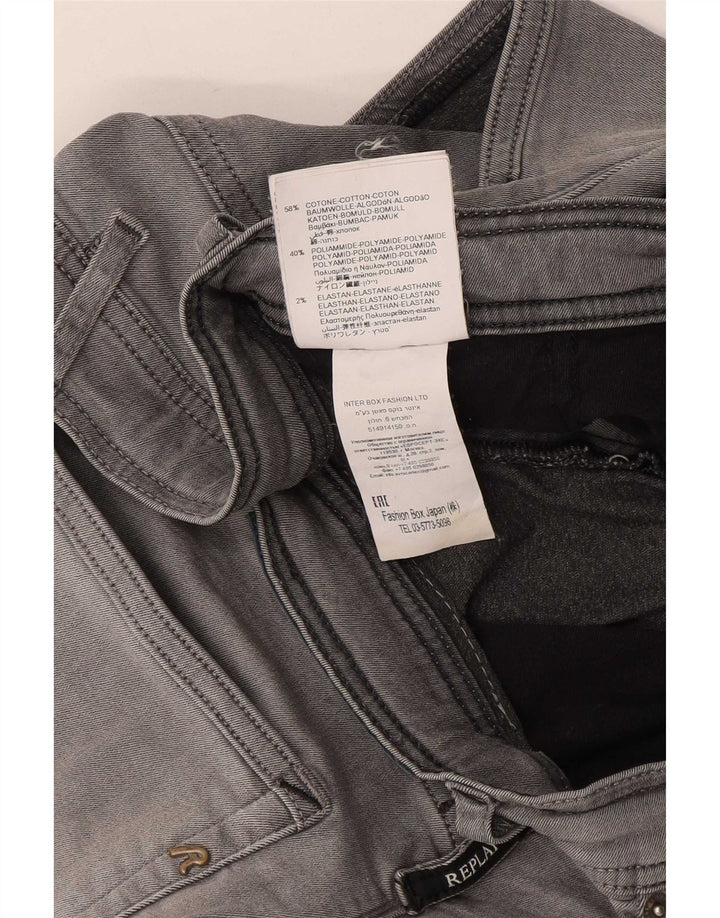 Replay Herren Slim Jeans W31 L28 Graue Baumwolle