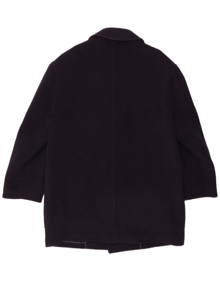 Tadon Herren Dufflecoat IT 52 XL Marineblaue Schurwolle