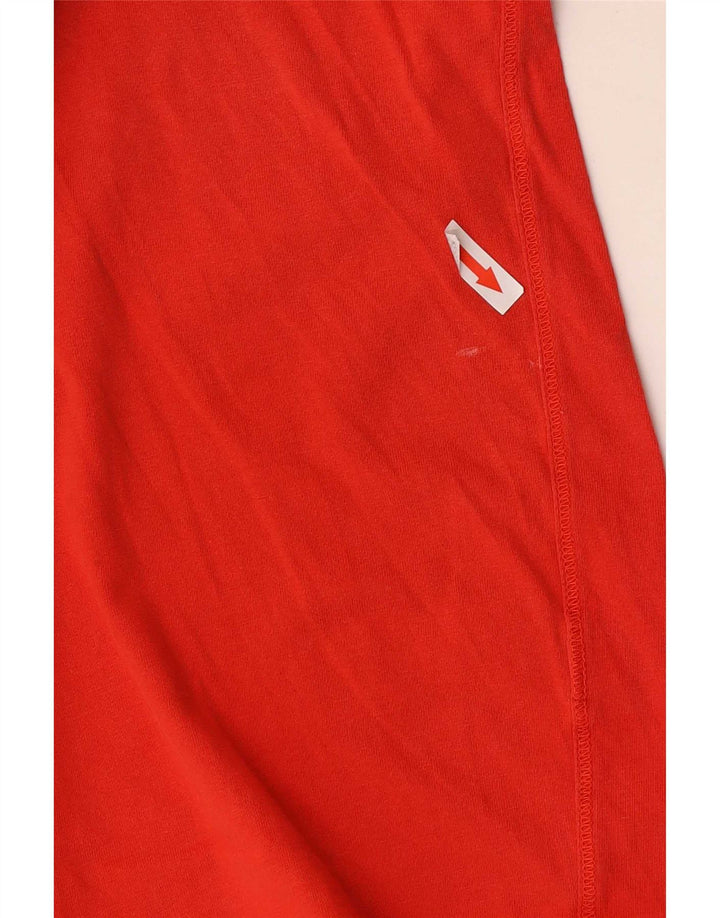 Puma Herren Grafik-Trägershirt, groß, rot, Farbblock