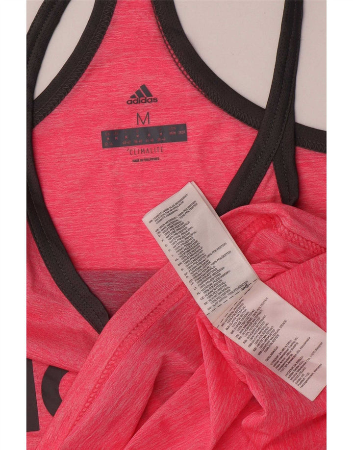 Adidas Damen Climacool Graphic Weste Top UK 12/14 Mittelrosa Polyester